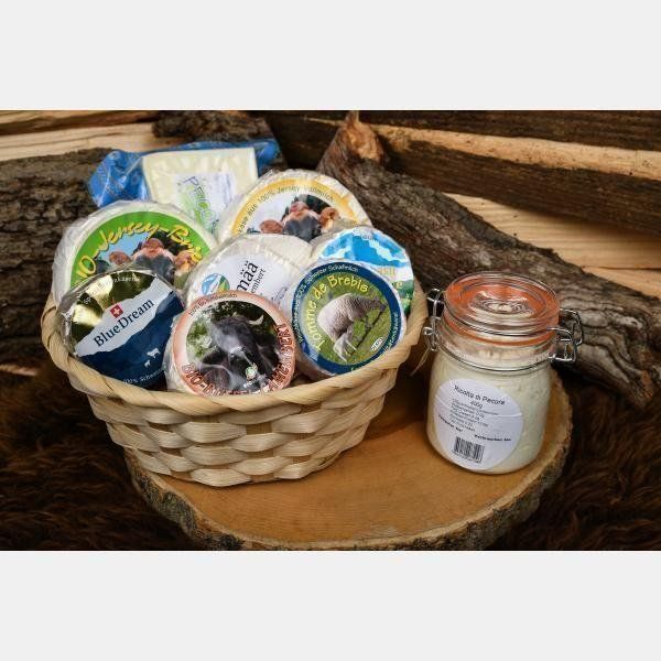 Cibi & Specialità: Käse Geschenkkorb – Nuovo e nell'imballaggio originale da Wald venduto da Schafmilchkaeserei.K 1
