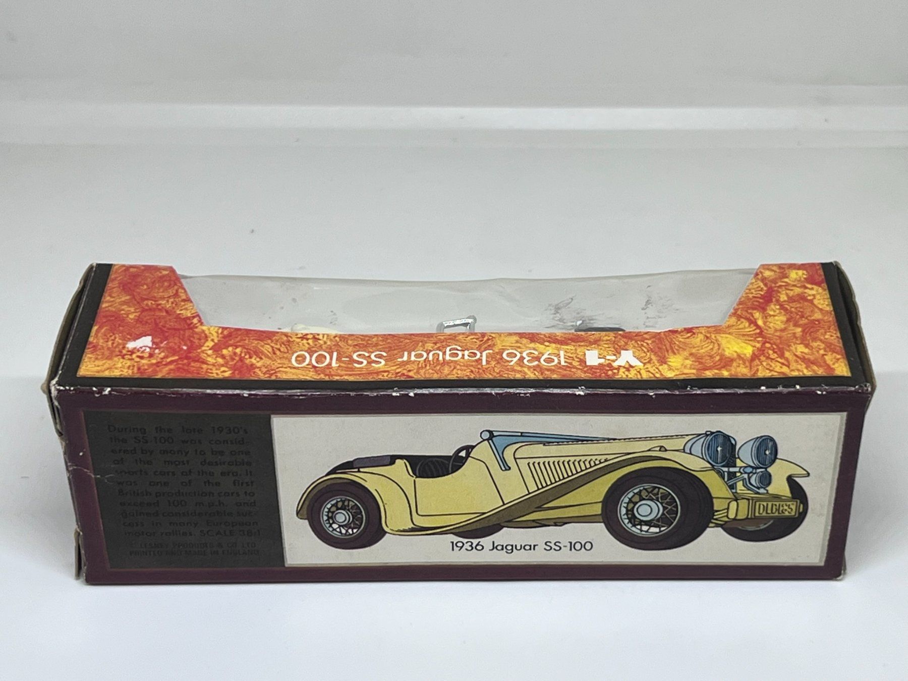Matchbox Modellini d'auto: Matchbox Y-1 1936 Jaguar SS-100 – Nuovo e nell'imballaggio originale da Wildegg venduto da LaaBoutique 2