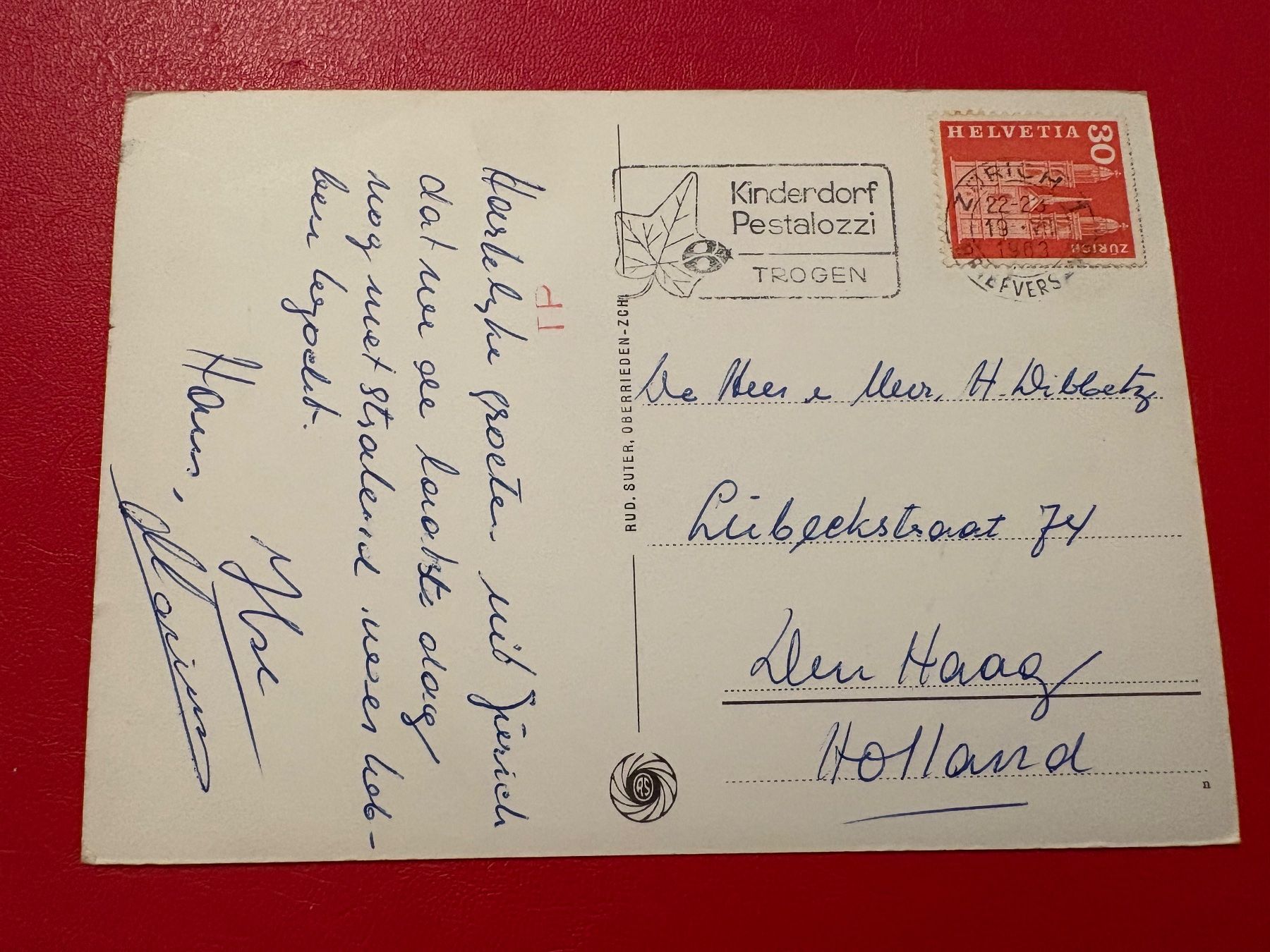 Cartoline postali: 1963 // Zürich – Usato da St-Légier-Chiésaz venduto da Theo006 1