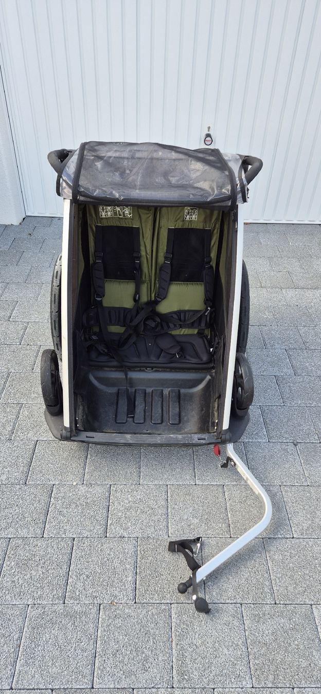 Thule Rimorchi: Thule Chariot CAB 2,  Kinderanhänger, 2-Plätzer – Usato da Safenwil venduto da DHIMH7 4
