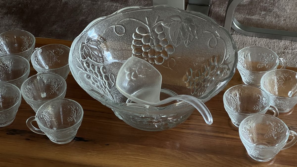 Ciotole: Punch und Obstschale Bowle-Set – Usato da Aesch LU venduto da HSchnitzler 2