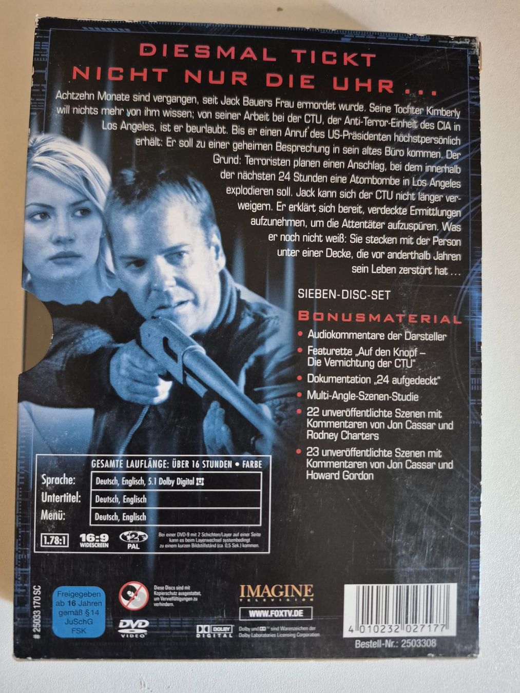 Alle DVDs: 24 - Season Two - DVD-Box Set - Kiefer Sutherland - Deutsch – Gebraucht aus Zollikofen von wir_verkaufen 1