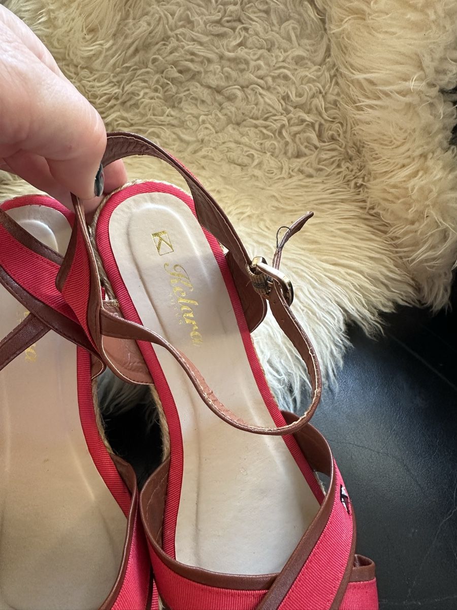 Scarpe da donna: Sandalen Rot Gr.40 – Nuovo (secondo la descrizione) da Dorf venduto da marfikgnidka 4