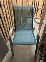 Stapelstühle & Tisch Aluminium Textil Outdoor 