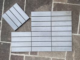 Klickfliesen Grau Terasse/Balkon