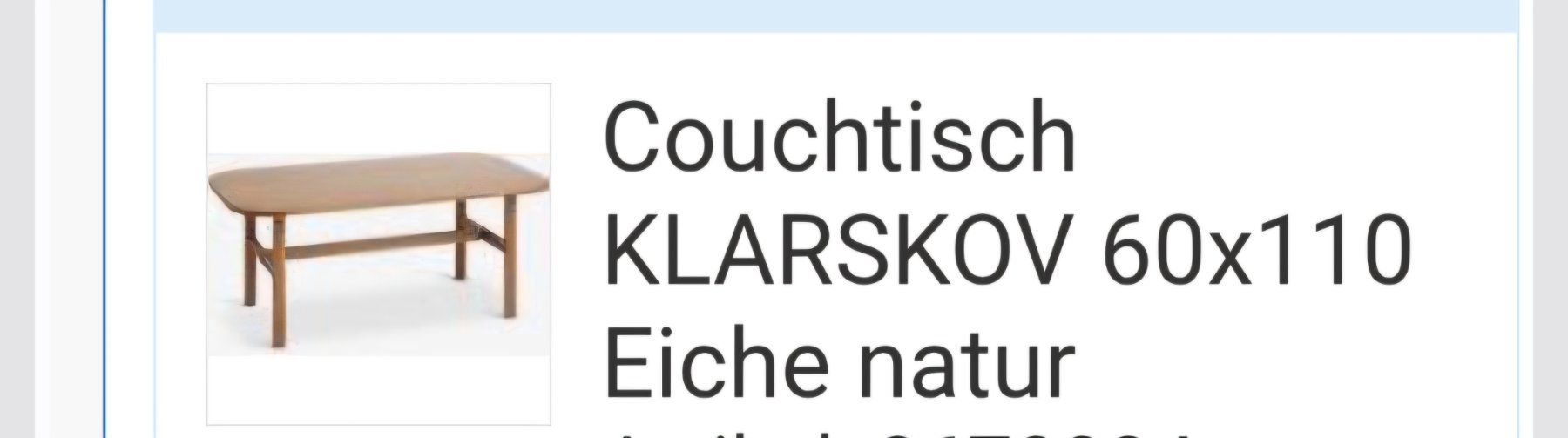 Jysk Tavoli: Couchtisch – Nuovo (secondo la descrizione) da Nussbaumen AG venduto da kazraji 3