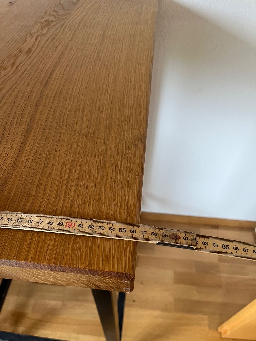 Tables: Bartisch Eiche/Stahl – D'occasion à Müswangen par Bauer001 3