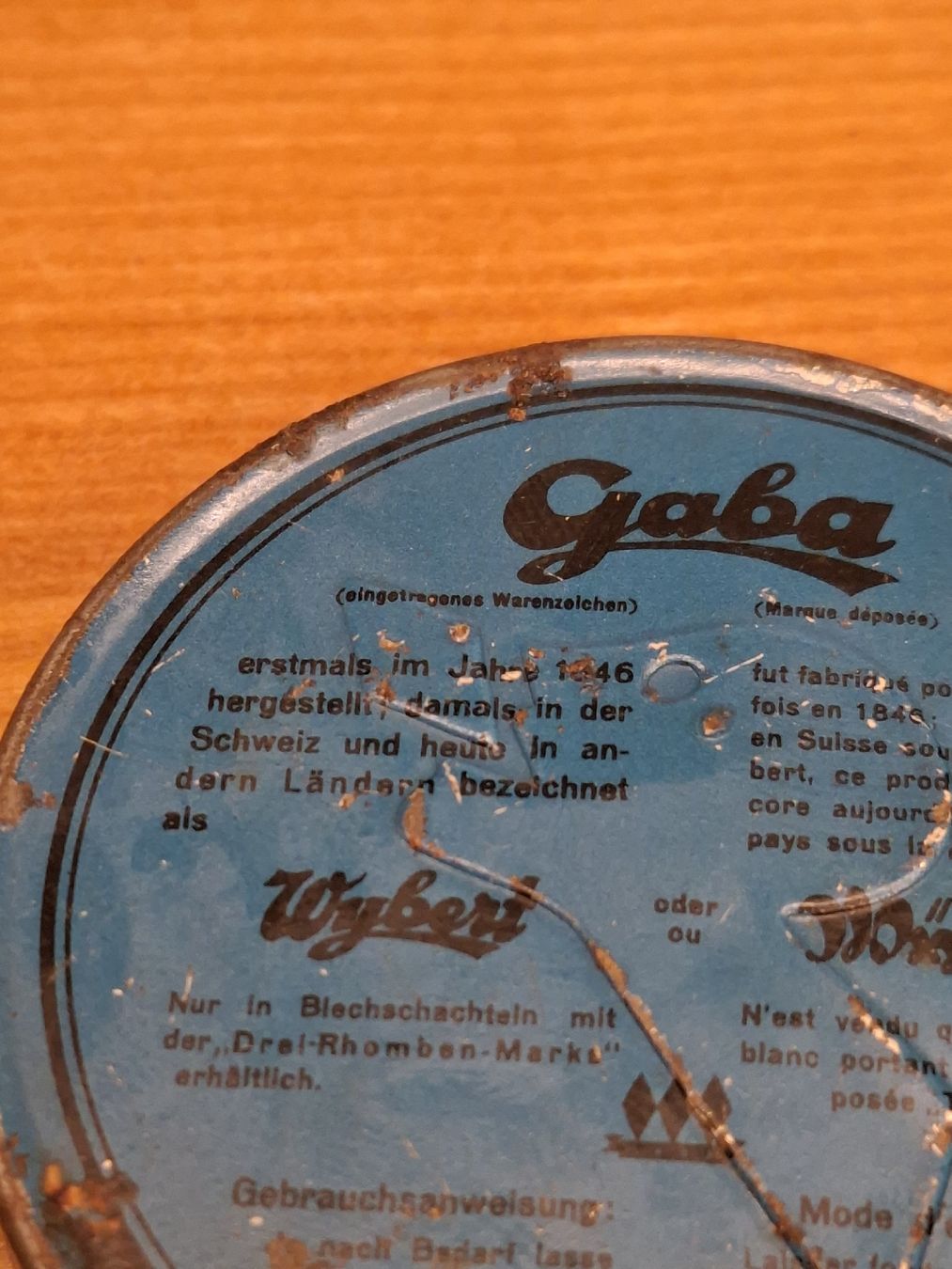 Dosen: GABA Tableten Blechdose – Gebraucht aus Ganterschwil von HeidiuPeter 4