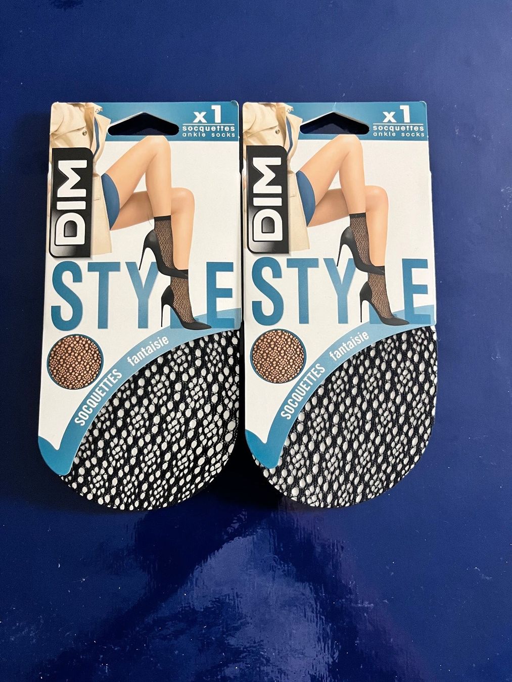 Calze: Netzsöckchen Style,  DIM, Gr. 35 - 41, Farbe Schwarz – Nuovo e nell'imballaggio originale da Rudolfstetten venduto da gst_g7xl