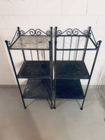 2 antike Schmiedeeisen Regal-Türme Jugendstil,CHF 180