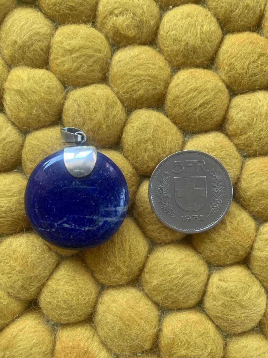 Anhänger: Pendentif rond en lapis lazuli – Gebraucht aus Villars-sur-Glâne von Magdaka 2