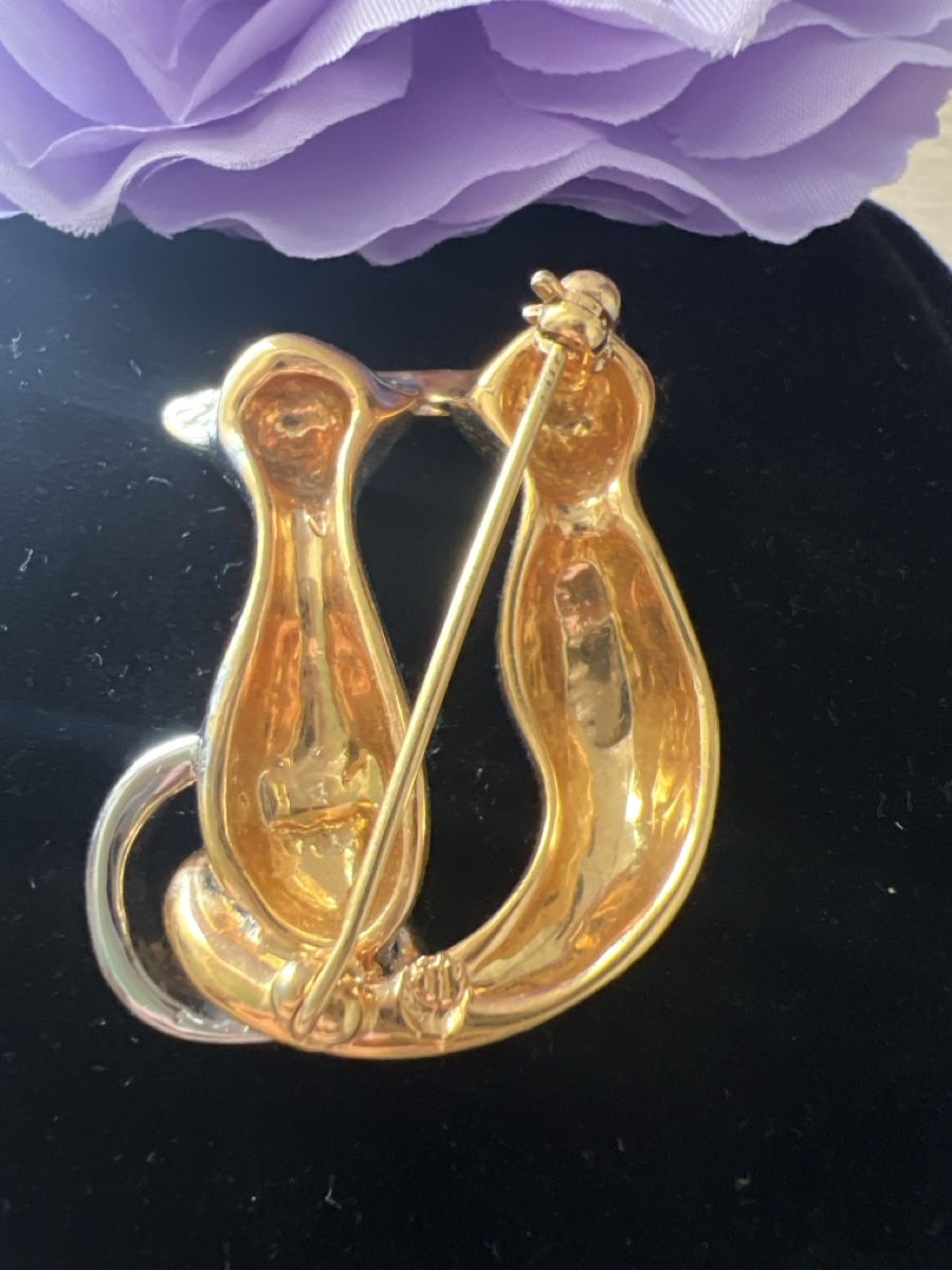 Broschen & Nadeln: Elegante Brosche Katzenpaar – Neu (gemäss Beschreibung) aus Seon von Sunny-Schmuck78 2