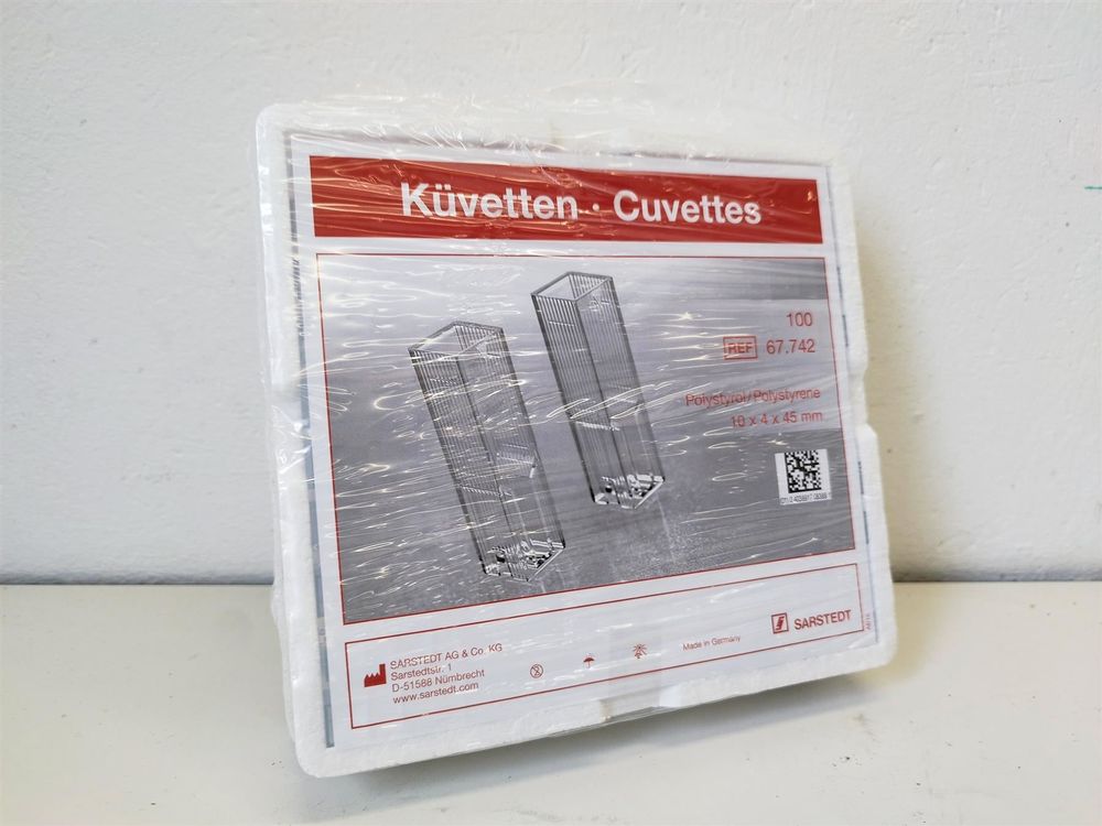 Küvetten Cuvettes Sarstedt Kaufen auf Ricardo