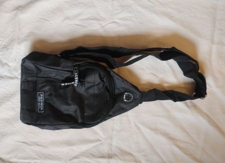 3x Schwarze Sport-Schultertasche FASHION - Sac à bandoulière