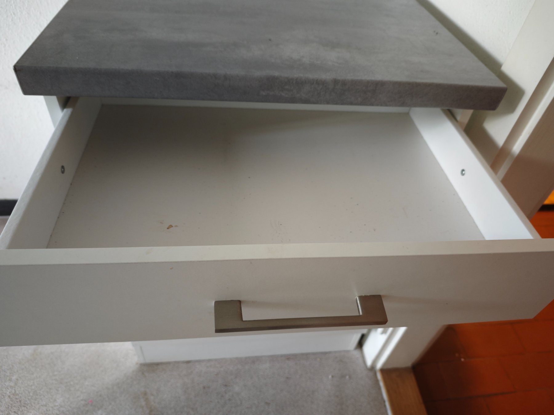 Cassettiere: Schubladenkommode weiss, 2 Schubladen, freistehend – Usato da Basel venduto da loveit 2