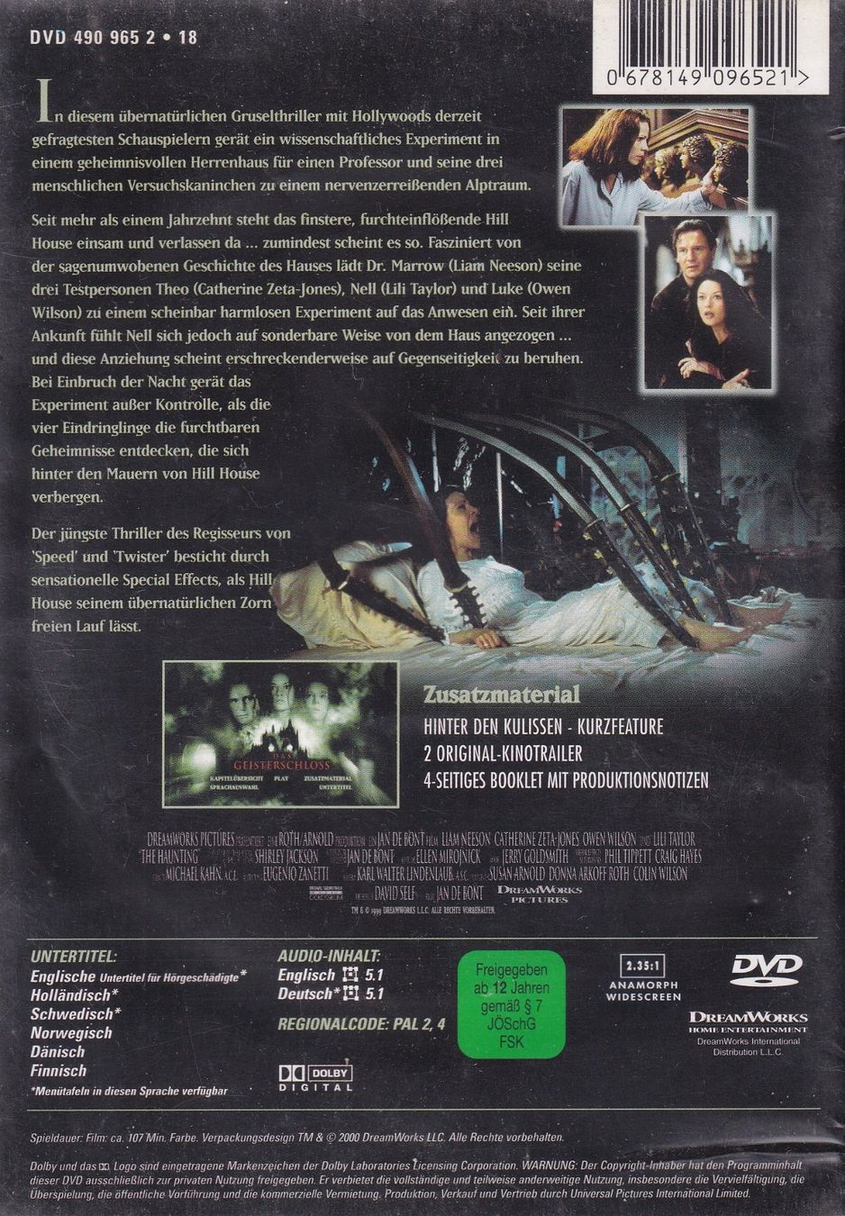 Tous les DVDs: DVD ab Fr. 1.--, Das Geisterschloss – D'occasion à Lausen par Mondeo10628 1