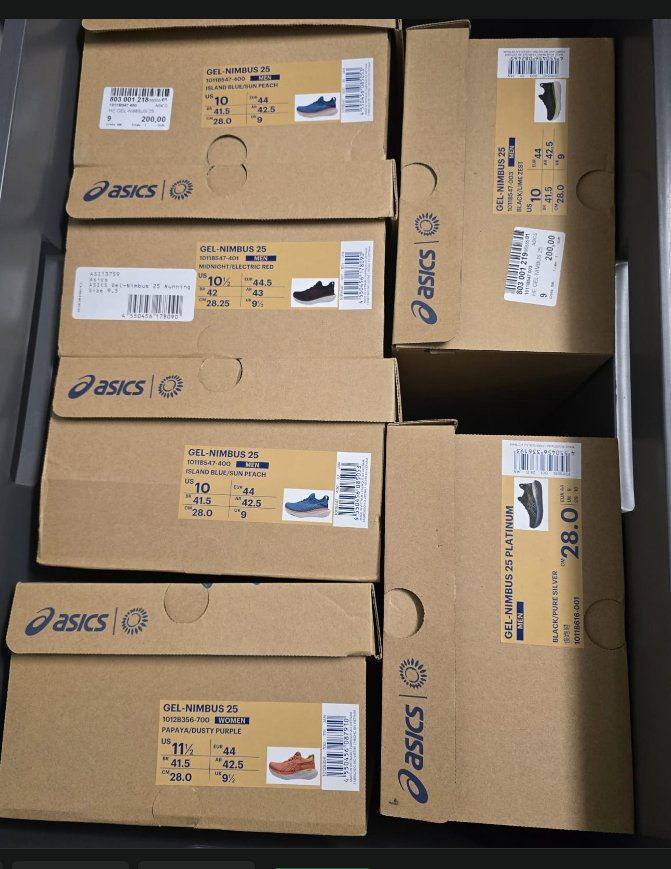 Asics Herrenschuhe: Asics Gel-Nimbus 25 NP: 600.- – Neu und originalverpackt aus Hinwil von ZSHAG