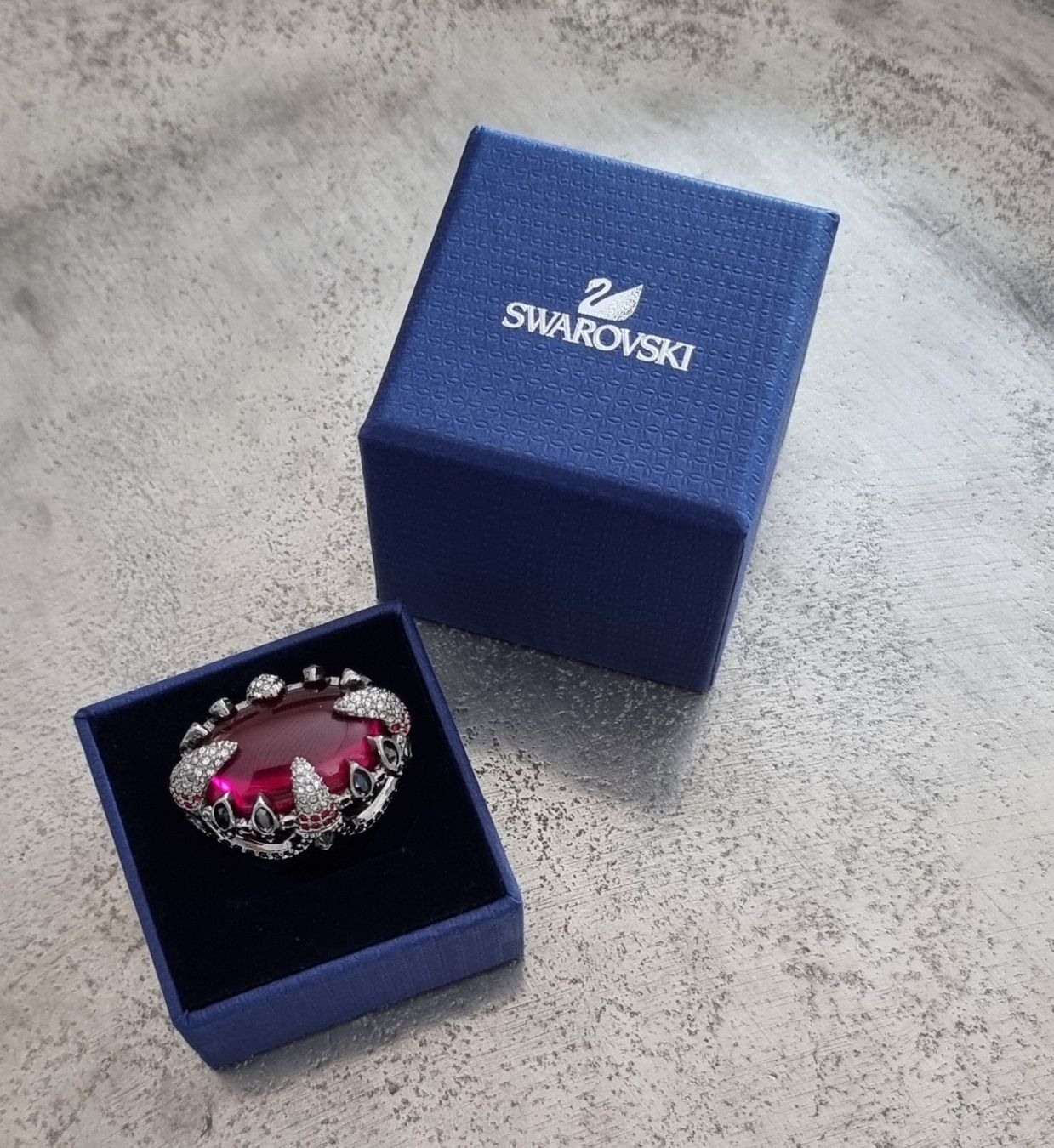 Swarovski Anelli: ORIGINAL Swarovski Spezieller Ring Gr.55 – Nuovo e nell'imballaggio originale da Frauenfeld venduto da Bleeddragon 1