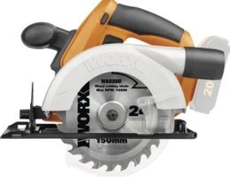 Worx Akku-Kreissäge WX529.9, 20V, 150mm - Neu