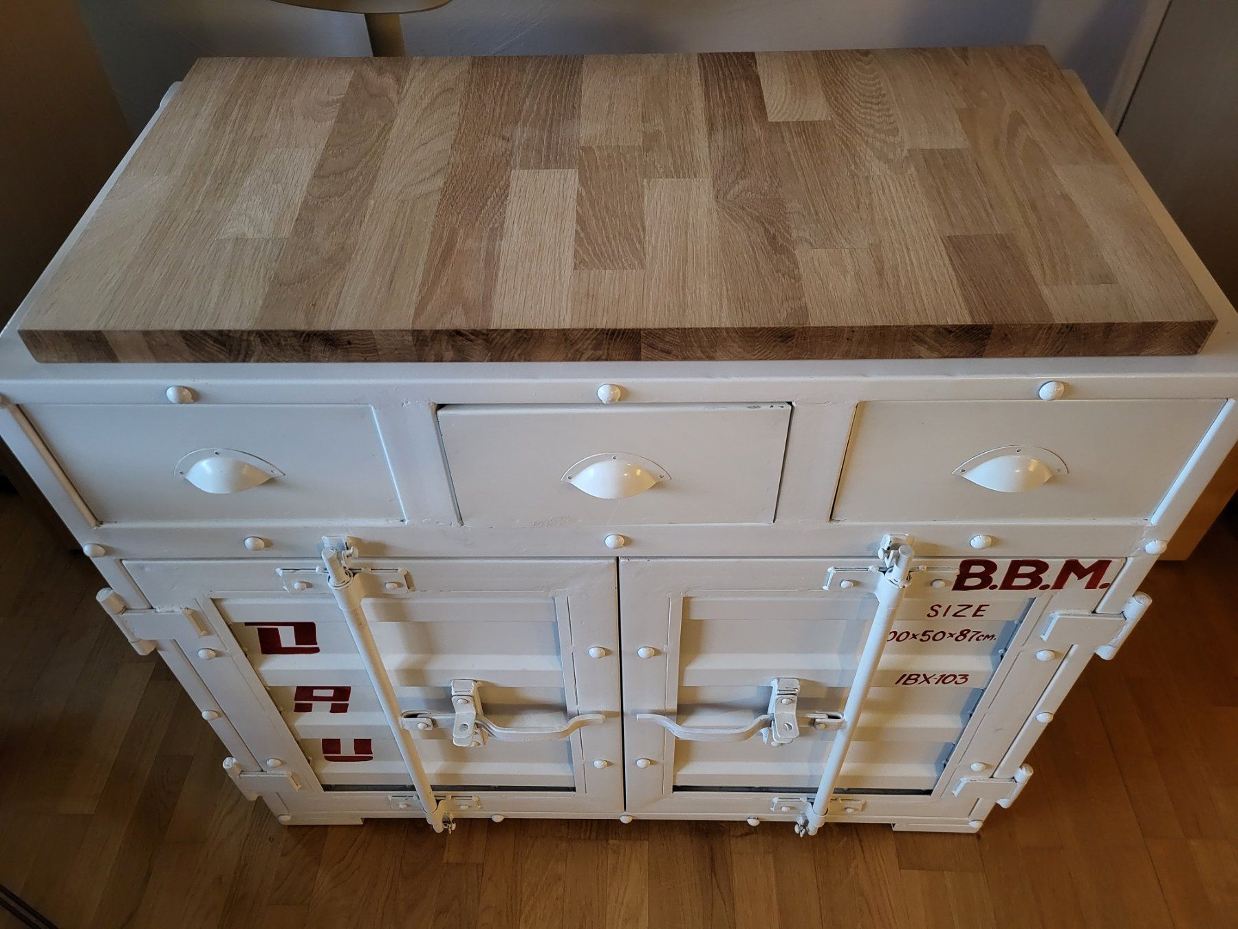 Cassettiere: Urban Style Metallic Retro Container Table – Nuovo (secondo la descrizione) da Bülach venduto da babolat001