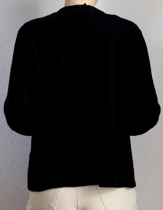 Alba Moda Giacche: Schwarze Strickjacke mit eleganten Glitzersteinen Gr. 36 – Usato da Luzern venduto da Simona15 2