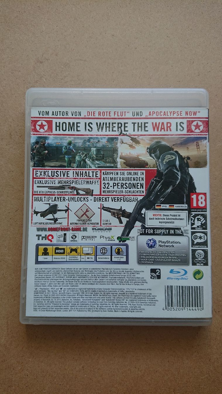 Giochi: Homefront Ps3 – Usato da Chur venduto da FreakofRarity 2