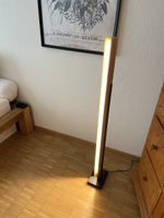 Trio LED Stehleuchte "Kerala" – Holz / Schwarz matt (120 cm)