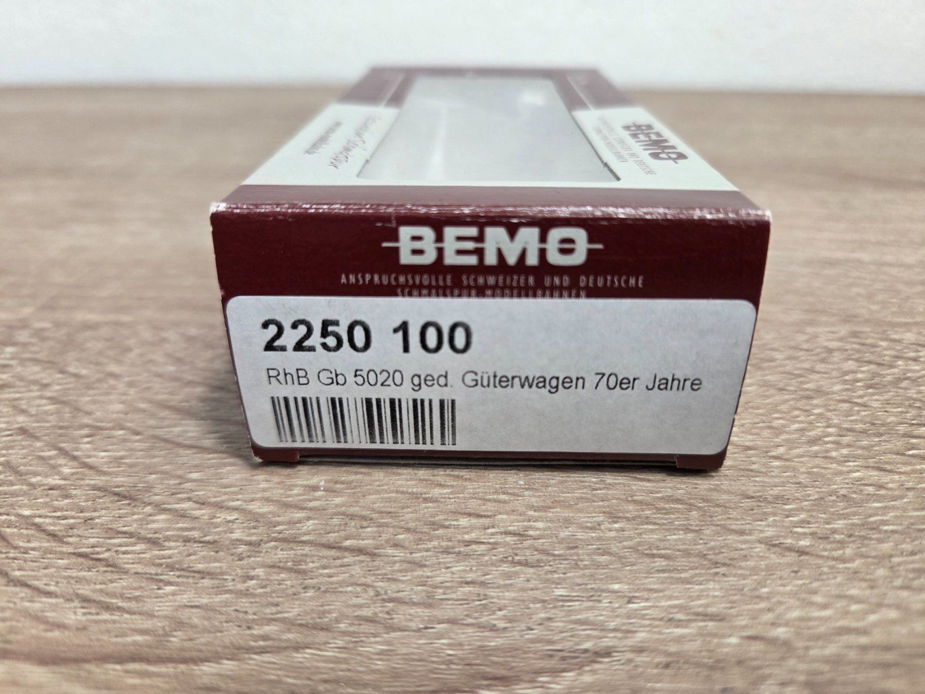 Bemo Modellini di ferrovie: Bemo 2250 100 Güterwagen RhB H0m – Usato da St-Aubin-Sauges venduto da Lo_Go 5