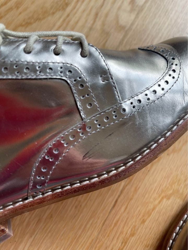 Scarpe da donna: Madewell Leder Metallic Oxfords Gr. 37.5 – Difettoso da Basel venduto da PinkPong 4