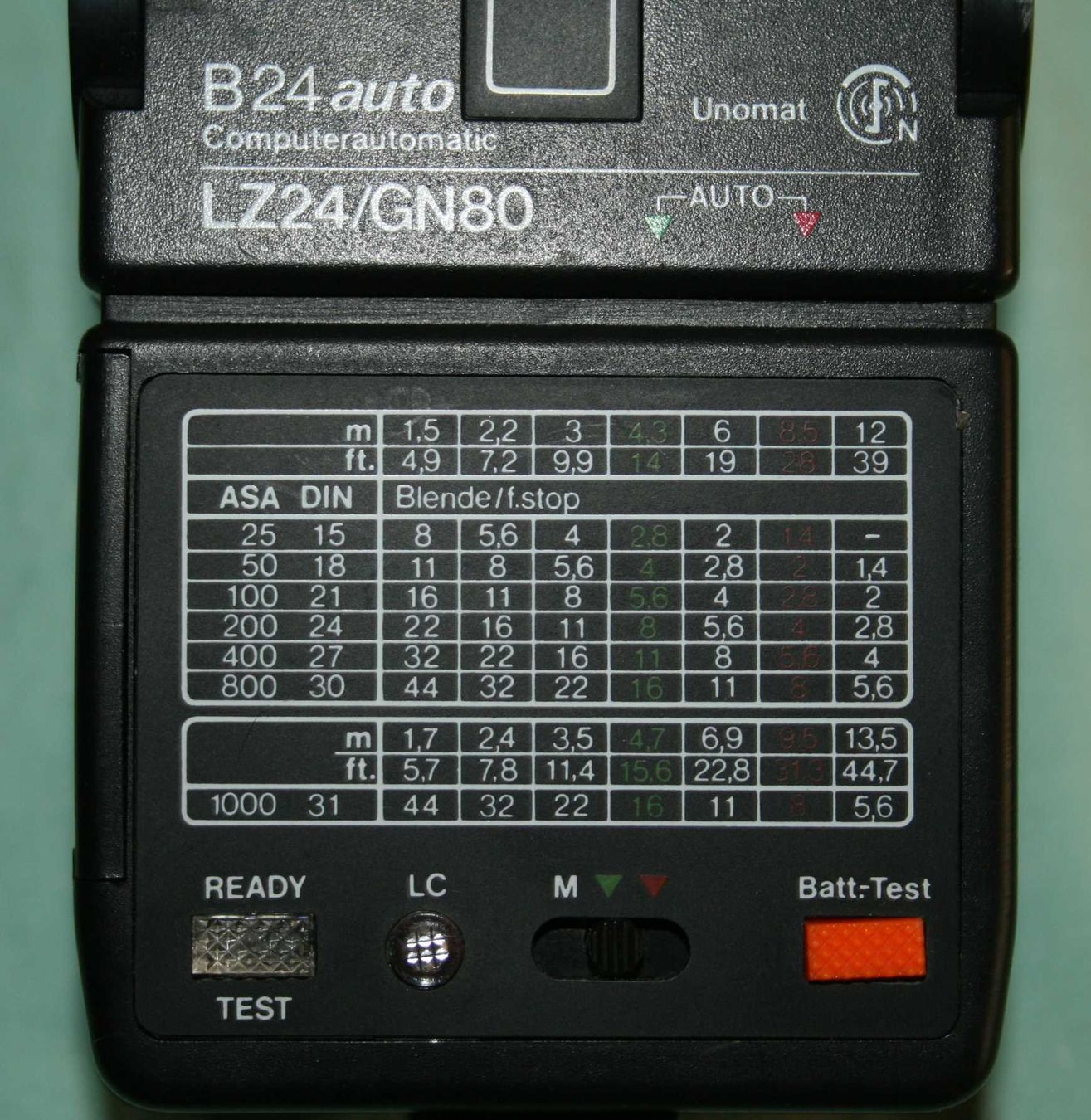 Flash: Aufsteck-Blitz Unomat B-24-auto. Funktionierte bei Test. – Usato da Cadenazzo venduto da Mikeshop 5