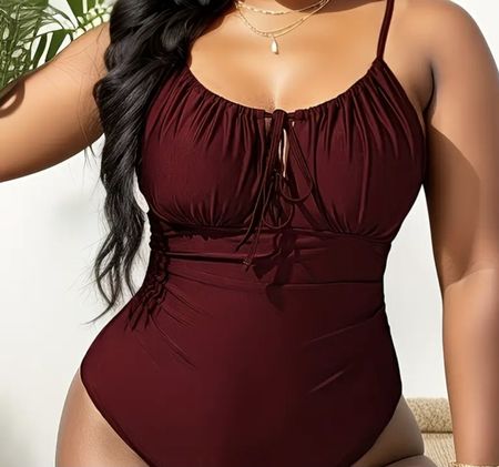 Bordeaux Badeanzug, neu, Grösse 1Xl Sommer, Top Zustand!