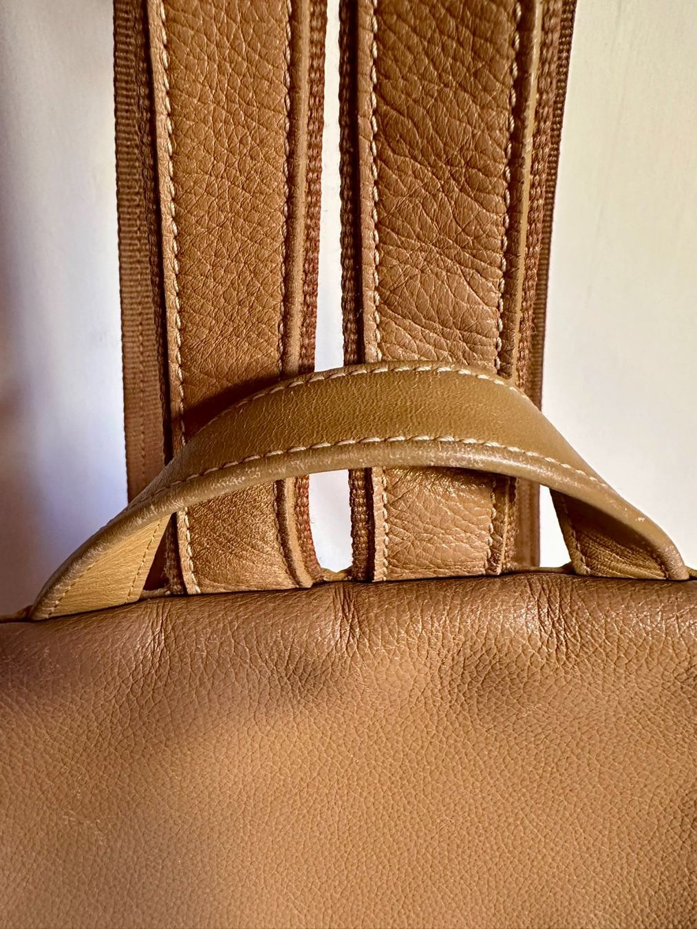 Longchamp Borse da donna: Longchamp sac à dos camel miel - taille M – Usato da Bernex venduto da euma1976 3