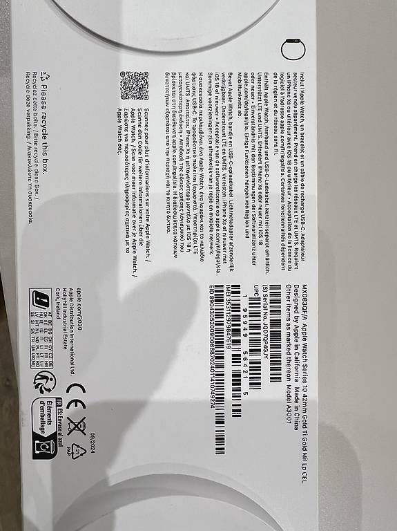 Apple Smartwatch: Apple watch serie 10 neu – Usato da Uitikon Waldegg venduto da Nook 4