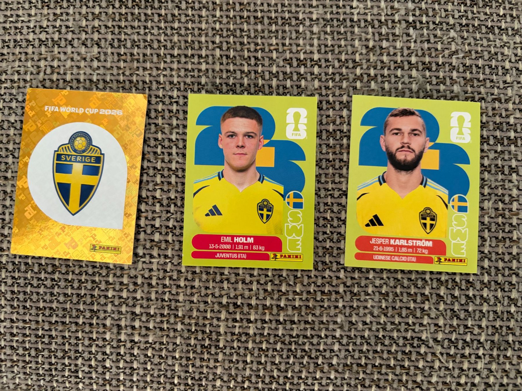 Panini Carte collezionabili: FIFA WM 2026 Panini SWE 1 / 5 / 10 – Usato da Egg b. Zürich venduto da pie_9jrw