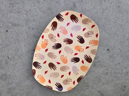 RICE: Serviertablett oval