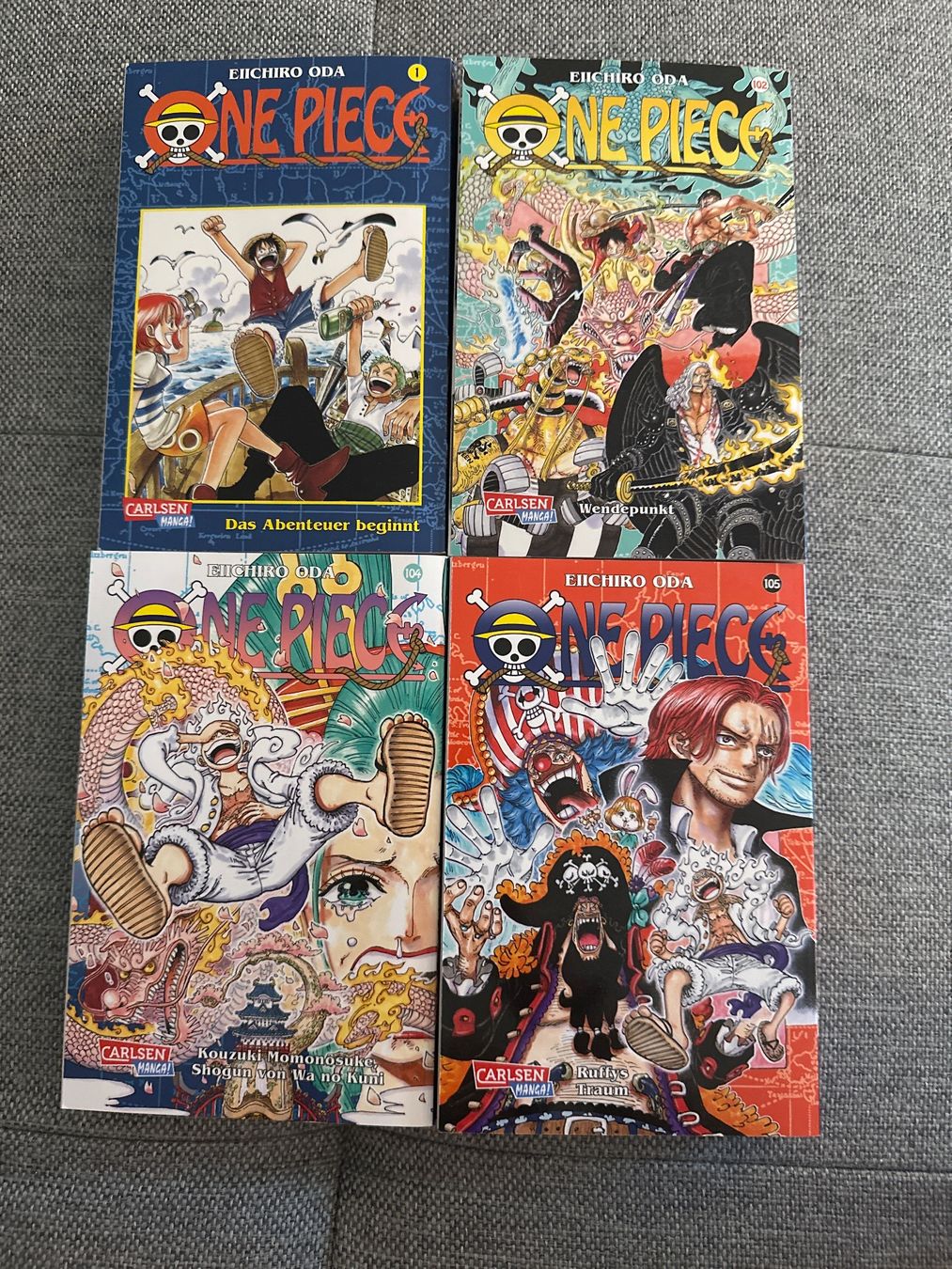 Fumetti: One Piece Band 1, 102, 104 & 105 – Usato da Rümlang venduto da NStucki