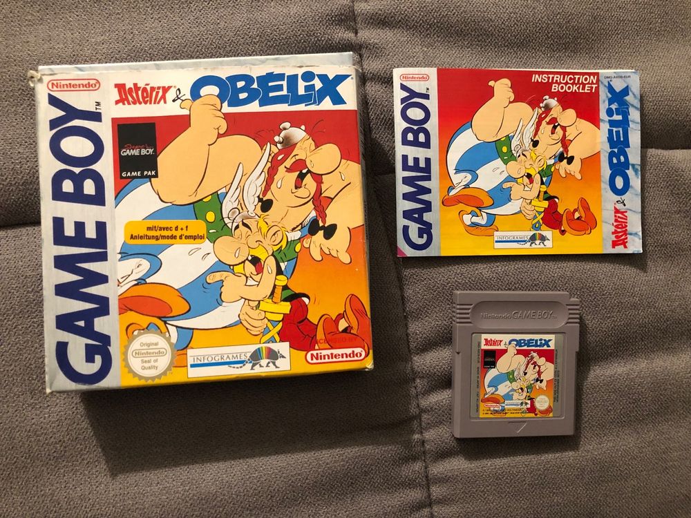 Jeu Game Boy Astérix - 1ère édition Infogrames - 1993 - Japon - Cartouche Seule
