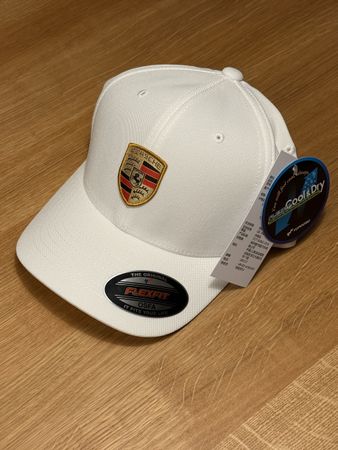 Porsche Kappe Weiss Flexfit OSFA neu mit Etikett