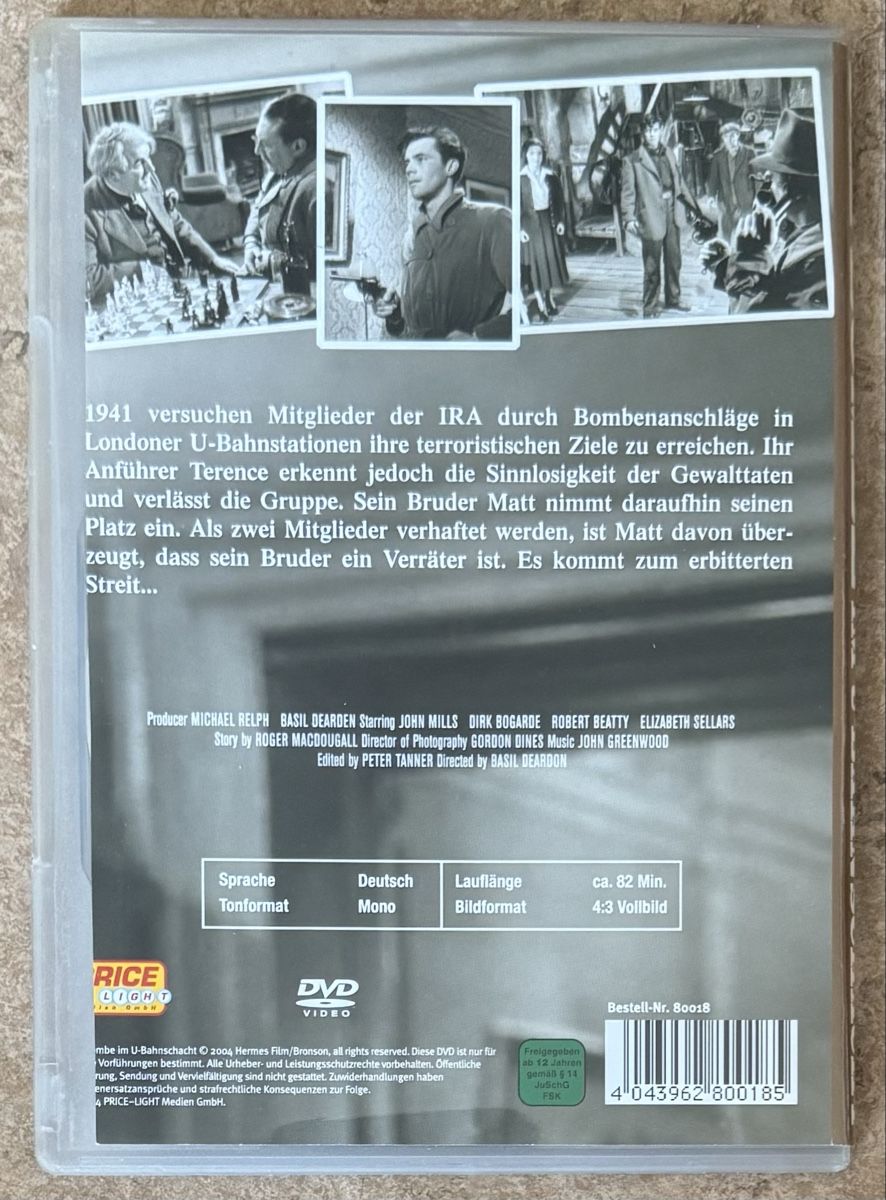 Alle DVDs: DIE BOMBE IM U-BAHNSCHACHT – Neu (gemäss Beschreibung) aus Dietikon von AndreaSch01 1