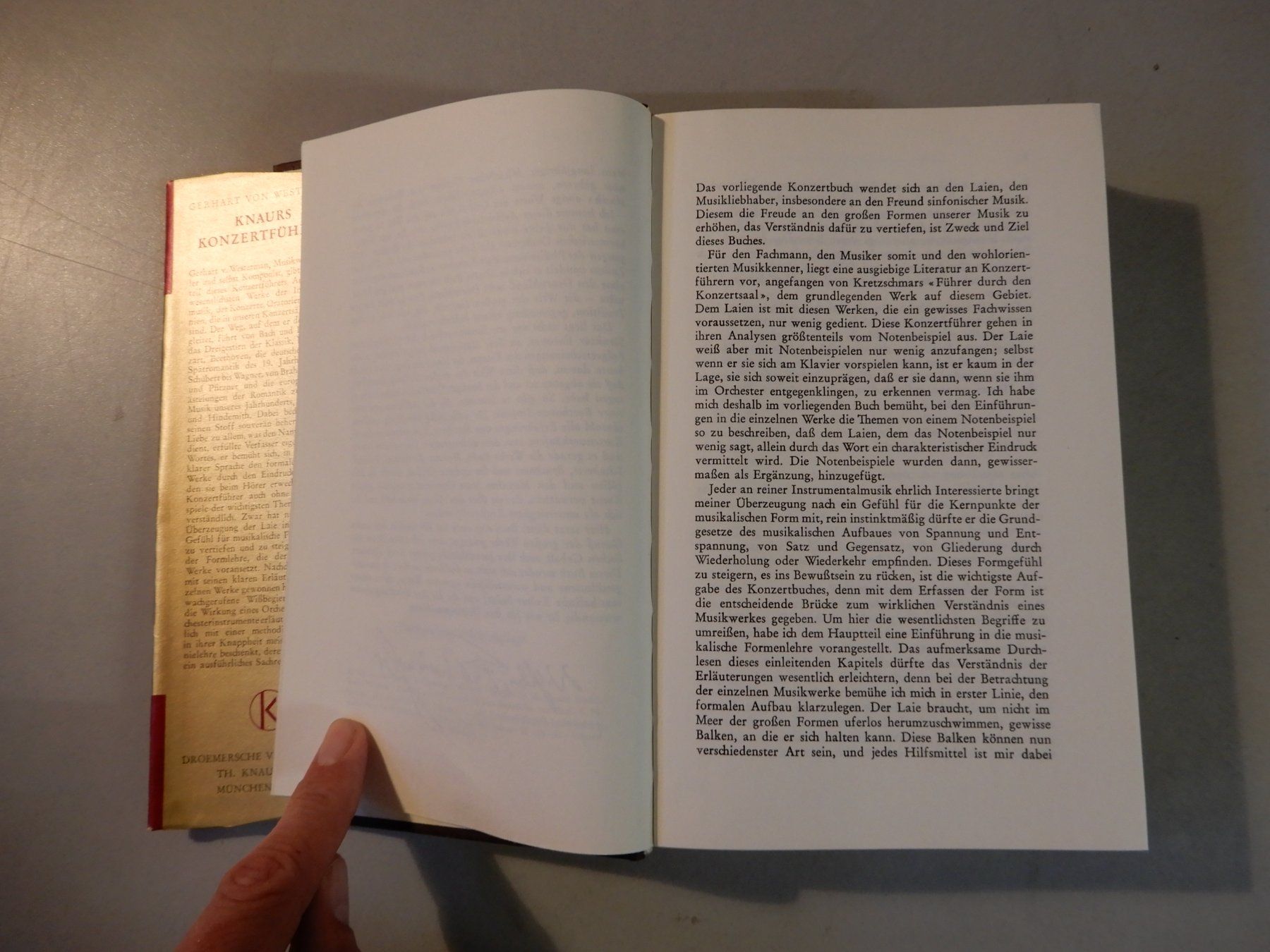 Libri: Knaurs Konzertführer von Gerhard von Westerman – Usato da Erstfeld venduto da Mario_boe0 3