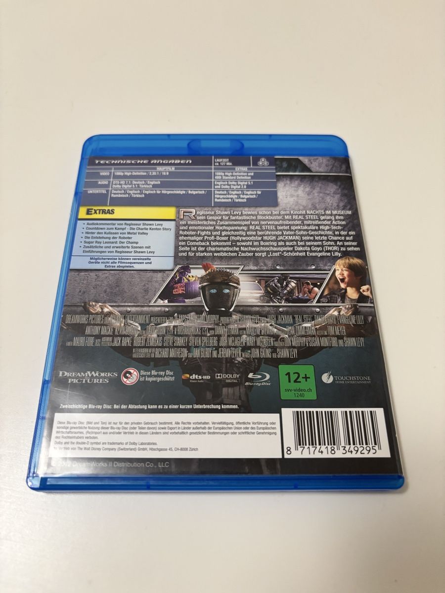 Tutti i DVDs: Real Steel Blu-ray – Usato da Luzern venduto da Armastra 1