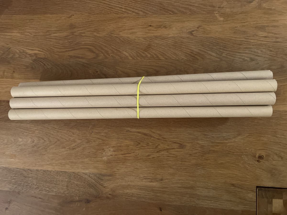 Kits de loisir créatif: 9 Papprollen zum Basteln oder Aufbewahren neu – Neuf (Voir description) à Uznach par Apuutze