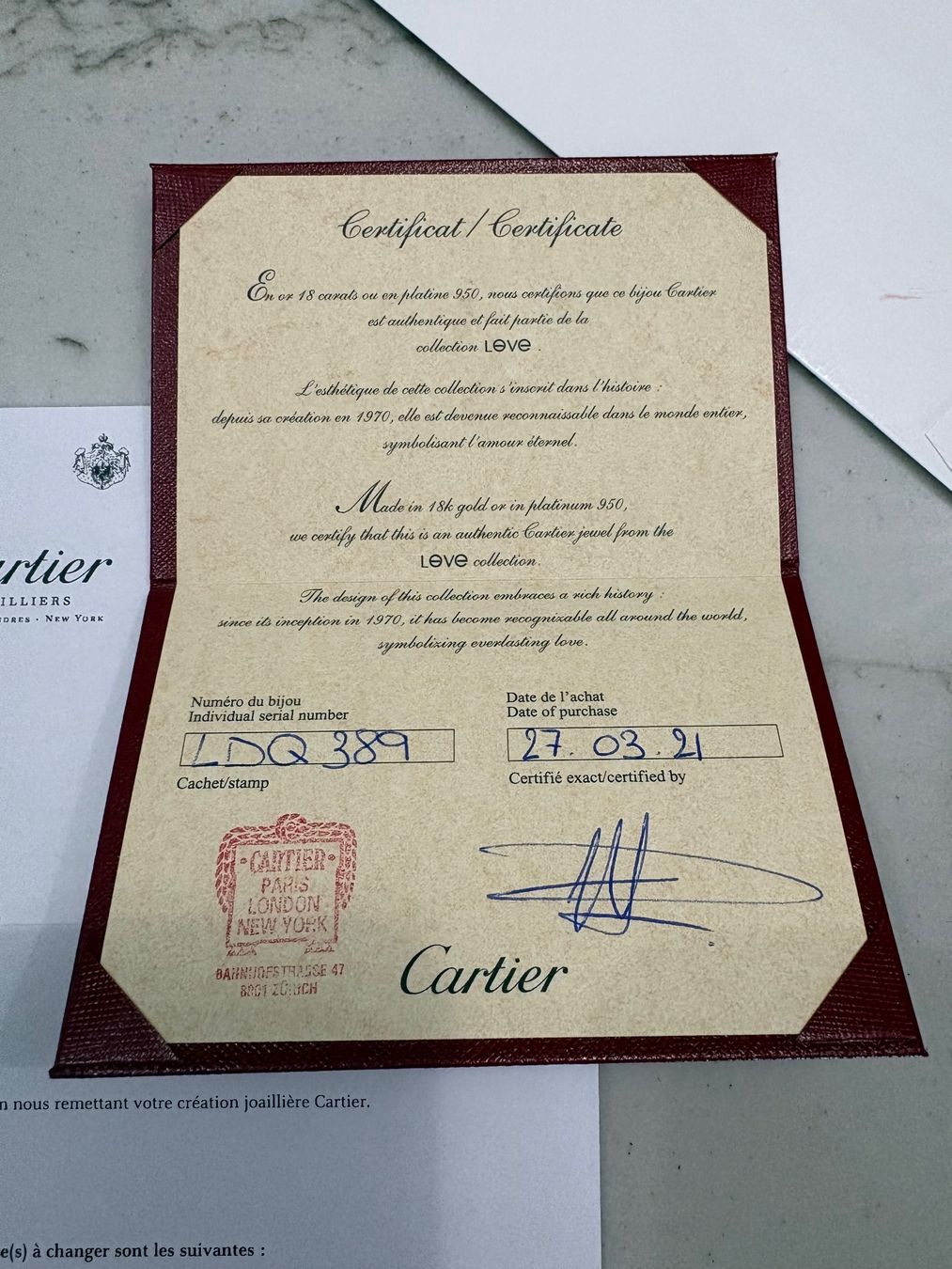 Bracciali & Braccialetti: Cartier Love Small 17 – Usato da Rolle venduto da pioupiou76 6