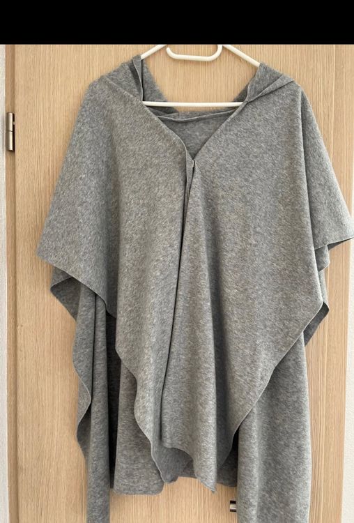 Poncho 100% Wasserfest Mit Kapuze Druckknöpfen Gummierte