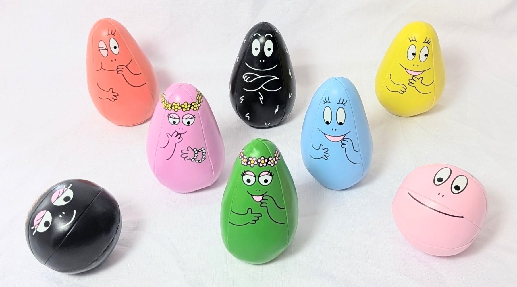 Spielzeuge: 8er Set - Barbapapa - Kegelset – Neu (gemäss Beschreibung) aus Wängi von ABIZONE-86