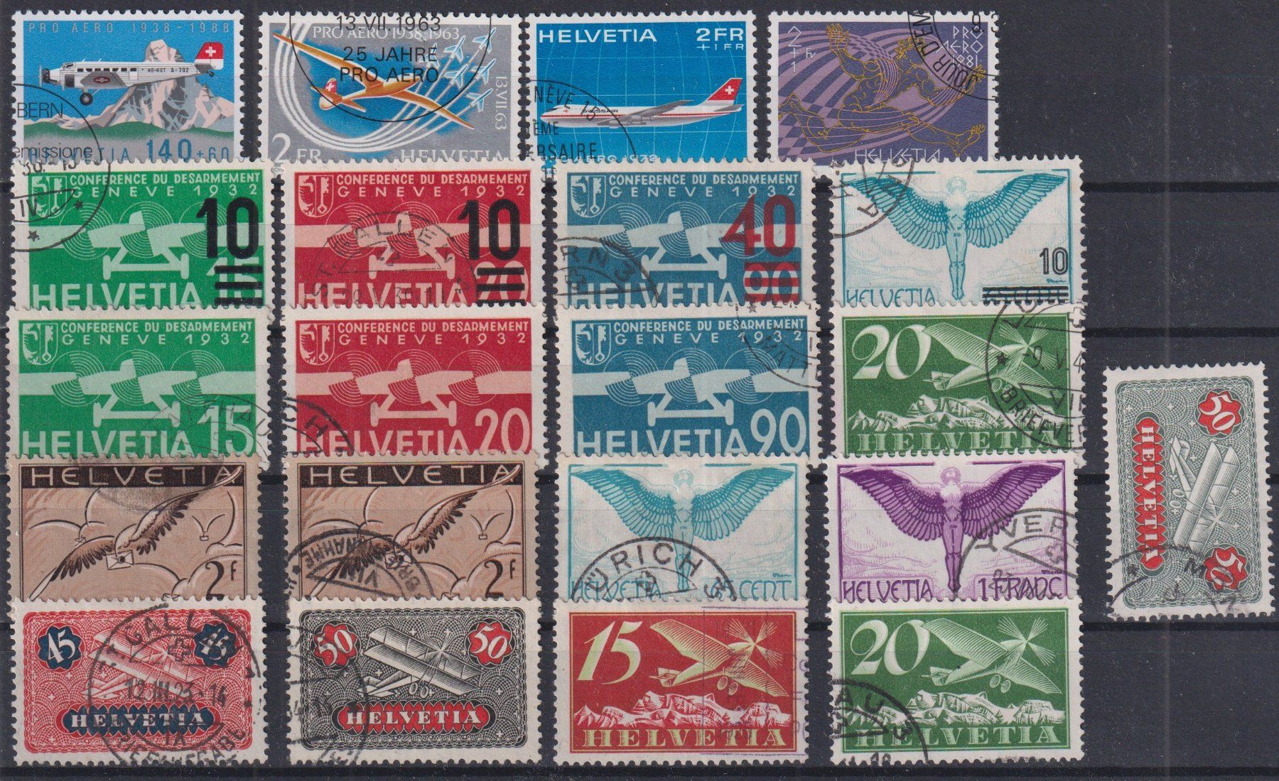 Tutti i francobolli: C56) Lot Pro Aero, sehe Scan – Usato da Claro venduto da Chanty7