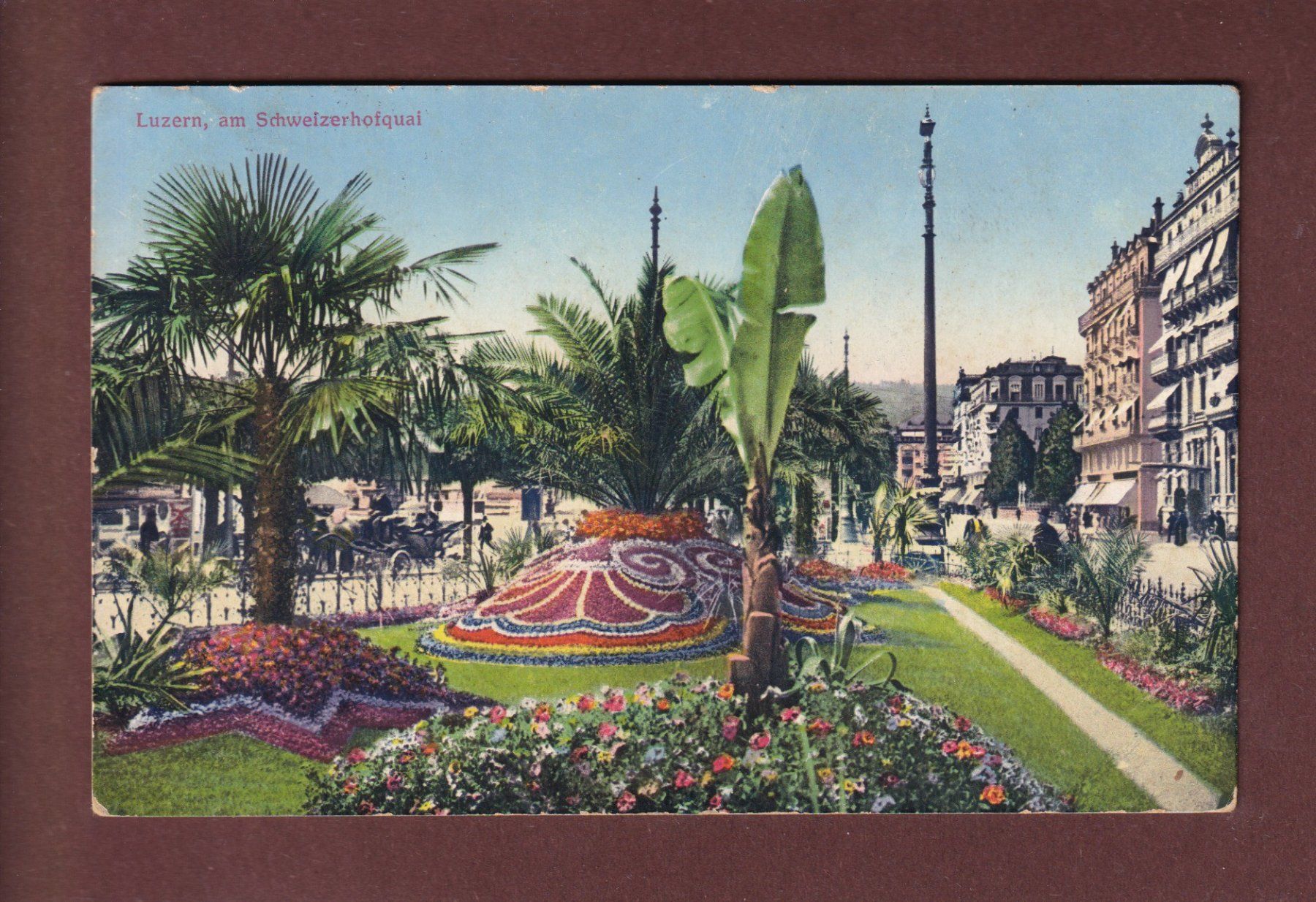Cartes postales: LUZERN - Am Schweizerhofquai - 1914 – D'occasion à Pully par nicecards-shop