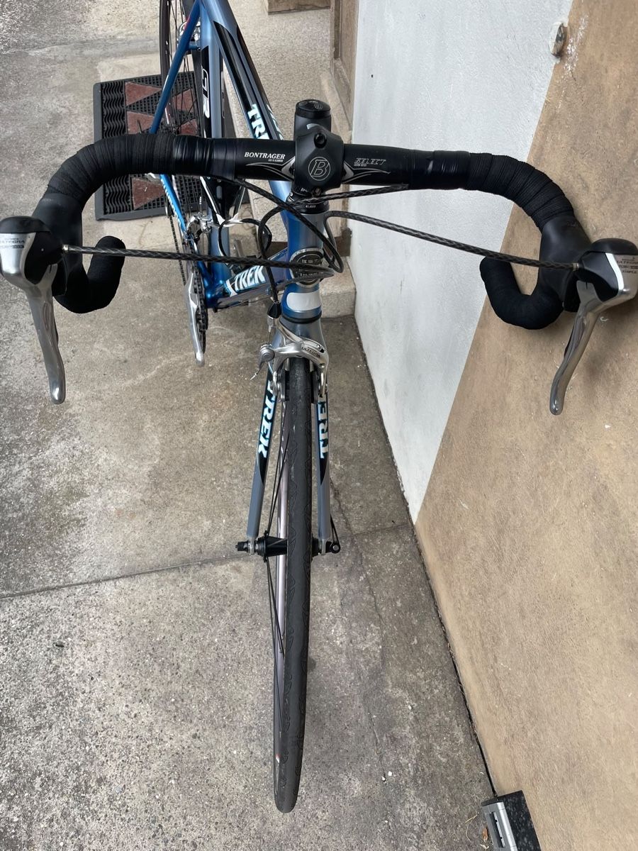 Trek Biciclette: Altes Trek Rennrad Blau Shimano – Usato da Bern venduto da johnnyjohnes 1