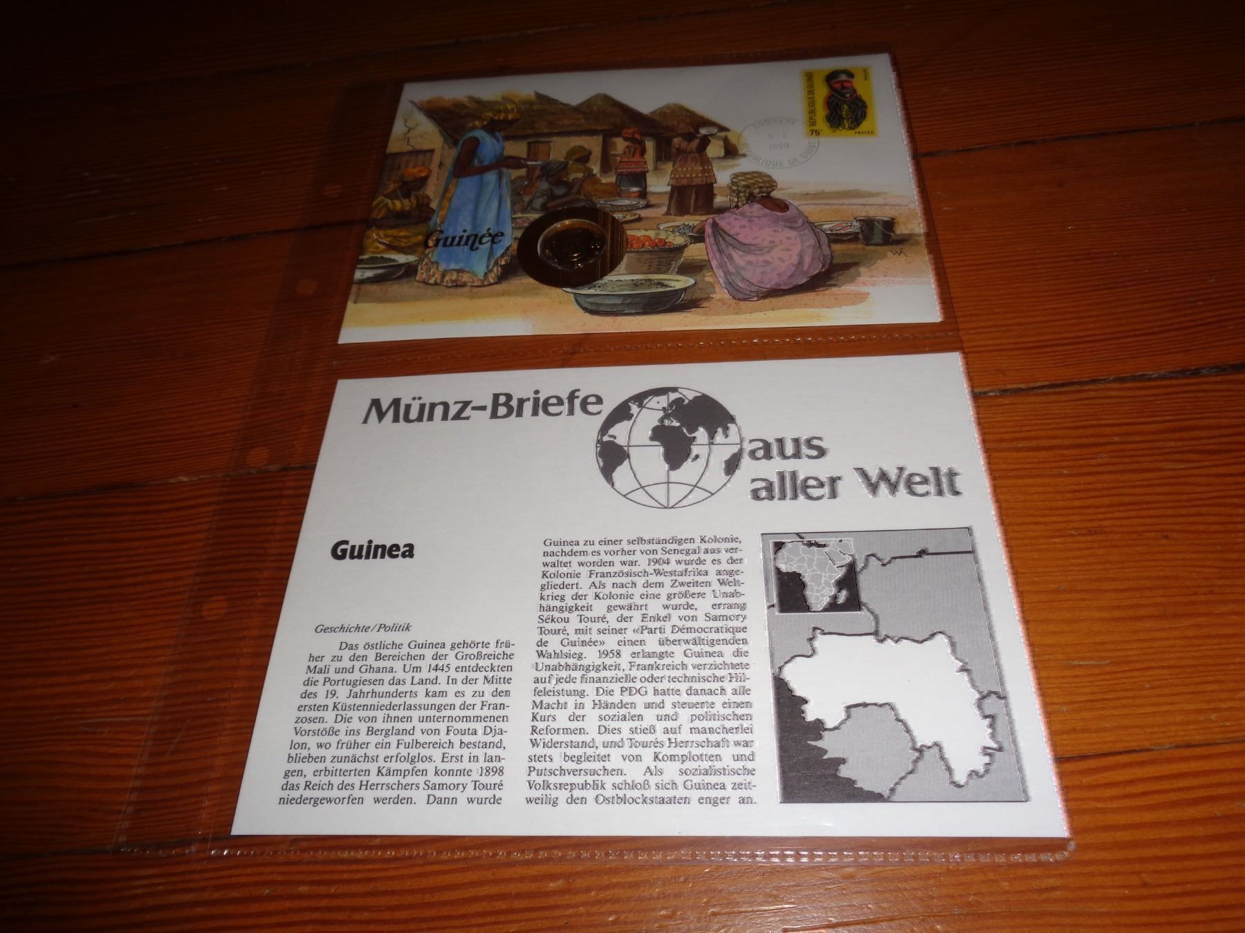 Tutti le monete: Münzbrief Guinea – Usato da Olten venduto da Disc-Verkauf