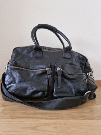 Umhängetasche Schwarz Cowboys Bag Amsterdam 
